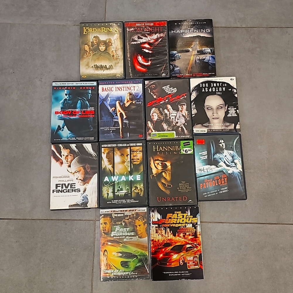 Lot of 12 DVDs Movies